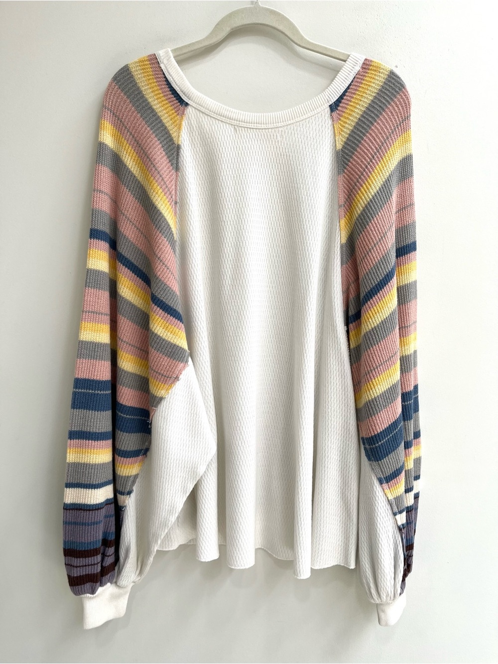 Free People Rainbow dreams balloon sleeve sweater - Picture 5 of 11